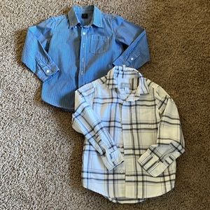 Gap & Childrens Place Button Down Shirts 5/6